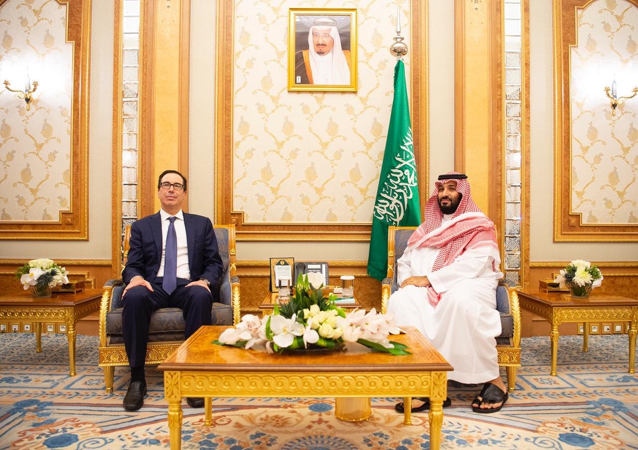 -بن-سلمان-يستعرض-مجالات-التعاون-مع-وزيرين-وكبير-مستشاري-ترامب