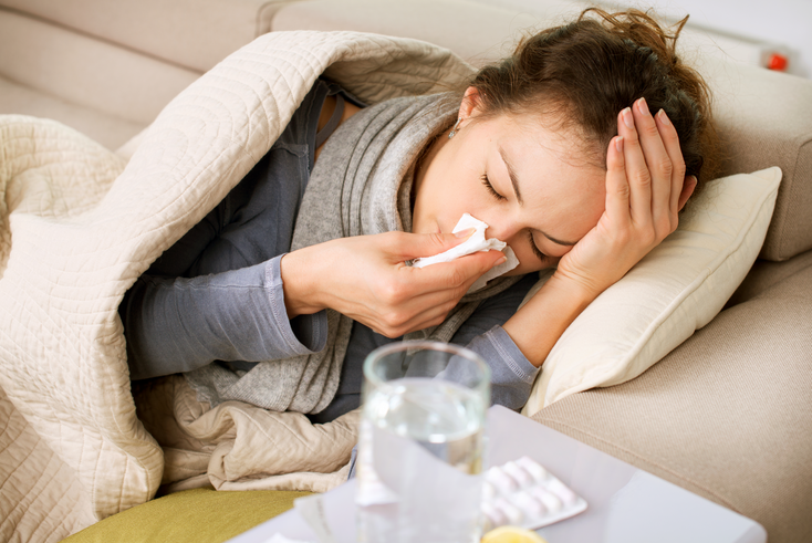 الأعراض المبكرة للأنفلونزا