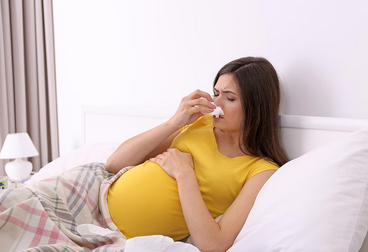 علاج الانفلونزا اثناء الحمل