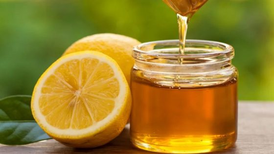 ماسك العسل وعصير الليمون
