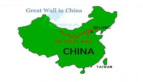 خريطة سور الصين العظيم