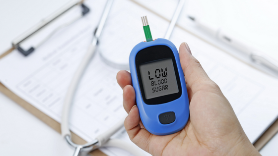 نقص السكر في الدم