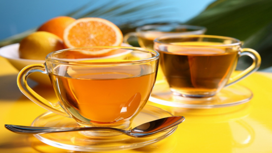 شاي الربيع بالبرتقال