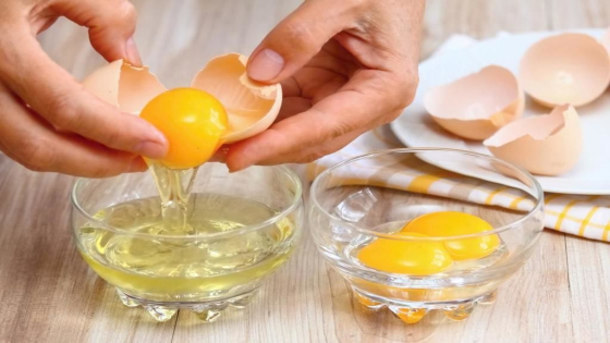 قناع بياض البيض