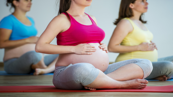التمرين أثناء الحمل