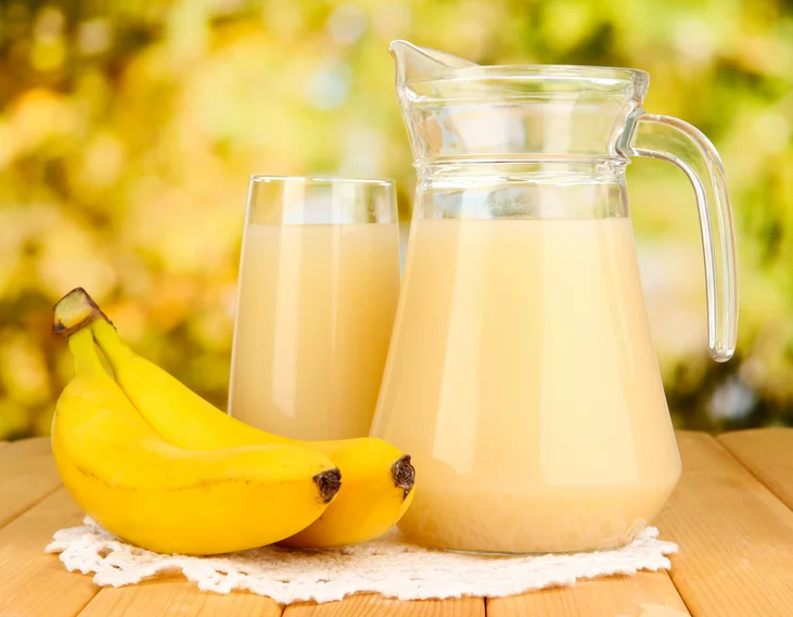 عصير الموز للتنحيف مع زبدة الفول السوداني عصير الموز
